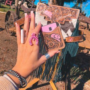 The Howdy Card Holder a Haute Southern Hyde by Beth Marie Exclusive